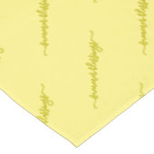 Elegant Custom Summer Yellow Tischdecke (Schrägansicht)
