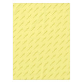 Elegant Custom Summer Yellow Tischdecke (Vorderseite)