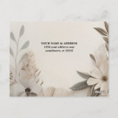Elegant Custom Wedding Einladungen (Rückseite)
