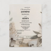 Elegant Custom Wedding Einladungen (Vorderseite)