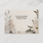 Elegant Custom Wedding Einladungen (Rückseite)