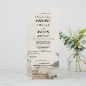 Elegant Custom Wedding Einladungen (Stehend Vorderseite)