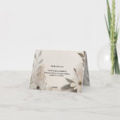 Elegant Custom Wedding Einladungen (Rückseite)