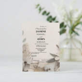 Elegant Custom Wedding Einladungen (Stehend Vorderseite)