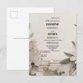 Elegant Custom Wedding Einladungen (Vorne/Hinten)
