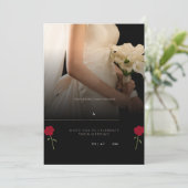 Elegant Custom Wedding Einladungen (Stehend Vorderseite)