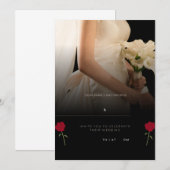 Elegant Custom Wedding Einladungen (Vorne/Hinten)