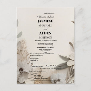 Elegant Custom Wedding Einladungen