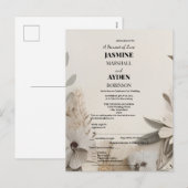 Elegant Custom Wedding Einladungen (Vorne/Hinten)