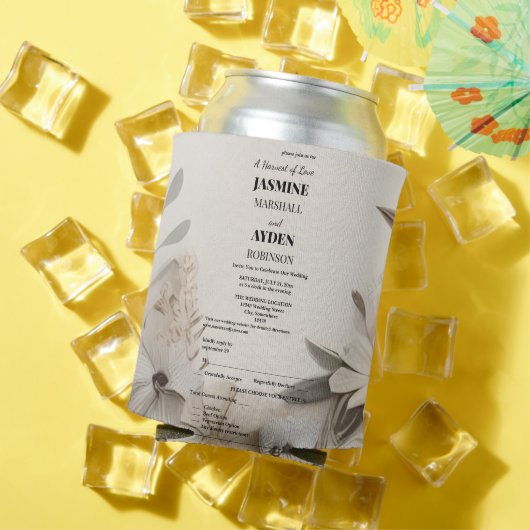 Elegant Custom Wedding Einladungen Dosenkühler (In Situ Sommer)