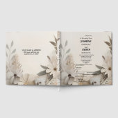 Elegant Custom Wedding Einladungen Gästebuch (Voll)