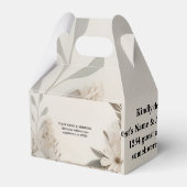 Elegant Custom Wedding Einladungen Geschenkschachtel (Rückseite)