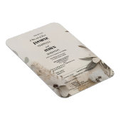 Elegant Custom Wedding Einladungen Magnet (Rechte Seite)