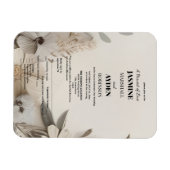 Elegant Custom Wedding Einladungen Magnet (Horizontal)