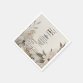 Elegant Custom Wedding Einladungen Serviette (Ecke)