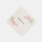 Elegant Custom Wedding Napkin Serviette (Ecke)