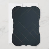 Elegant & Customizable Digital Birthday Invitation Einladung (Rückseite)