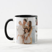 Elegant customized family collage mug tasse (Links)