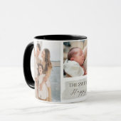 Elegant customized family collage mug tasse (Vorderseite Links)