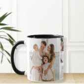Elegant customized family collage mug tasse
