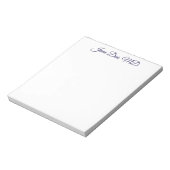Elegant customized professional name notepad notizblock (Rotiert)