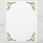 Elegant Cut Daisies 2023 Calendar Flyer (Hinten)