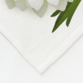 Elegant Cut Daisies Fleecedecke (Ecke)