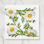 Elegant Cut Daisies Geschenkanhänger (Rückseite)