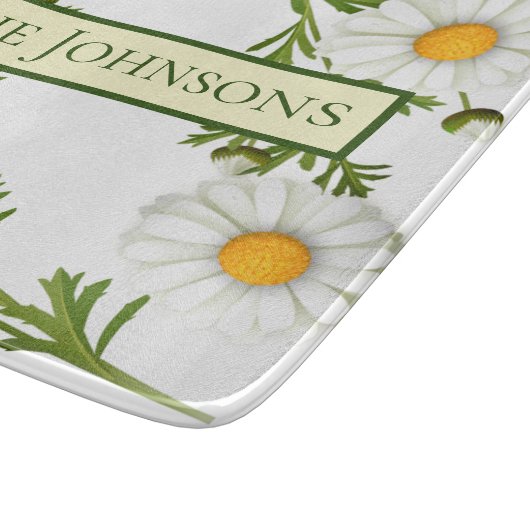 Elegant Cut Daisies Schneidebrett (Ecke)