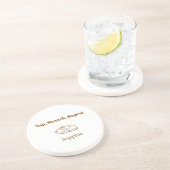 Elegant Cute Cat Lover Trendy Classy Stylish  Getränkeuntersetzer (Seite)