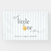 Elegant Cute Lemon Citrus Baby Shower Banner (Horizontal)