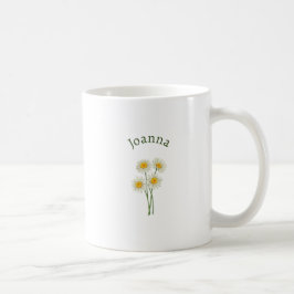 Elegant Cute Sophisticated Named Romantic Floral  Kaffeetasse