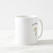 Elegant Cute Sophisticated Named Romantic Floral  Kaffeetasse (VorderseiteRechts)
