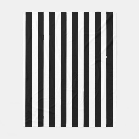 Elegant Cute Stripe Fleece Blanket (Vorderseite)