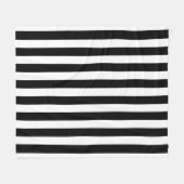 Elegant Cute Stripe Fleece Blanket (Vorderseite (Horizontal))