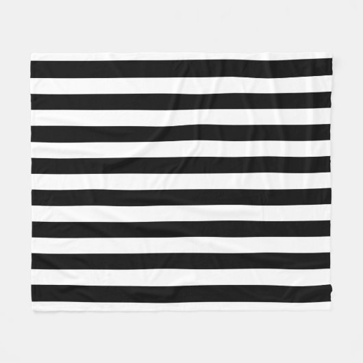Elegant Cute Stripe Fleece Blanket (Vorderseite (Horizontal))