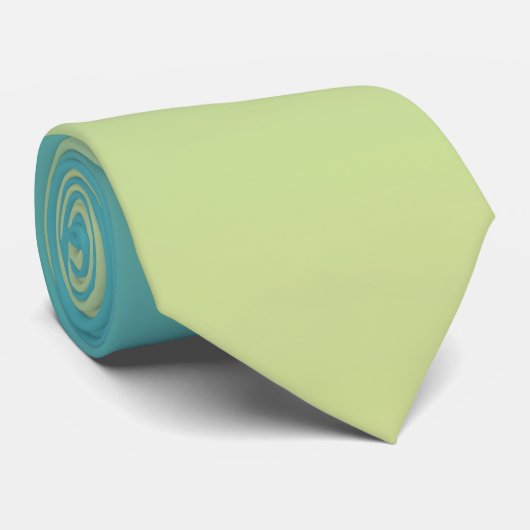Elegant Cyan Green Colorful Ombre Gradient Krawatte (Gerollt)