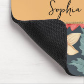 Elegant Dahlia Blume Mousepad (Ecke)