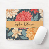 Elegant Dahlia Blume Mousepad (Mit Mouse)