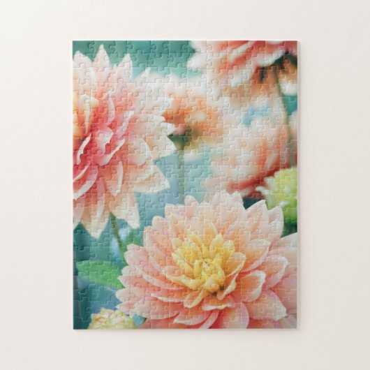 Elegant Dahlia Blume Puzzle (Vertikal)