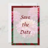 Elegant Dahlia Kidds Climax Save the Date (Rückseite)