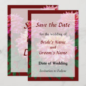 Elegant Dahlia Kidds Climax Save the Date (Vorne/Hinten)