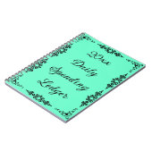 Elegant Daily Spending Ledger Budget Notebook Notizblock (Linke Seite)