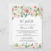 Elegant Dainty Floral machen wir immer noch eine N Einladung (Vorderseite)