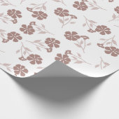 Elegant Dainty Florals Wrapping Paper Sheets Geschenkpapier (Ecke)