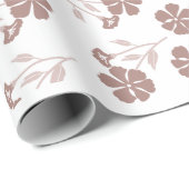 Elegant Dainty Florals Wrapping Paper Sheets Geschenkpapier (Rolleneckpunkt)