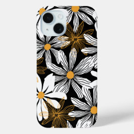 Elegant Daisy Abstrakt Pattern Case-Mate iPhone Hülle
