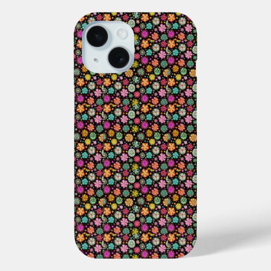Elegant Daisy Blume Pattern Case-Mate iPhone Hülle (Rückseite)