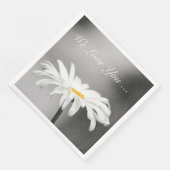 Elegant Daisy Blume Serviette (Ecke)