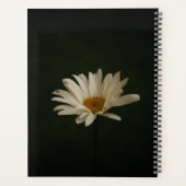 Elegant Daisy Floral Foto Personalisiert Planer (Rückseite)